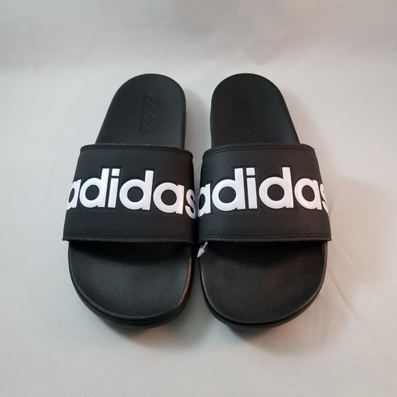 NEW Men's Sz 12 Adidas COMFORT Slide Black - Picture 3 of 8